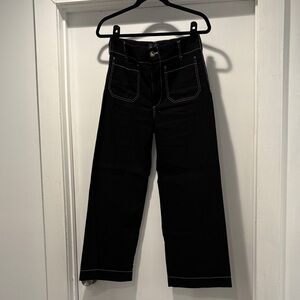 Wide Leg Black Pants